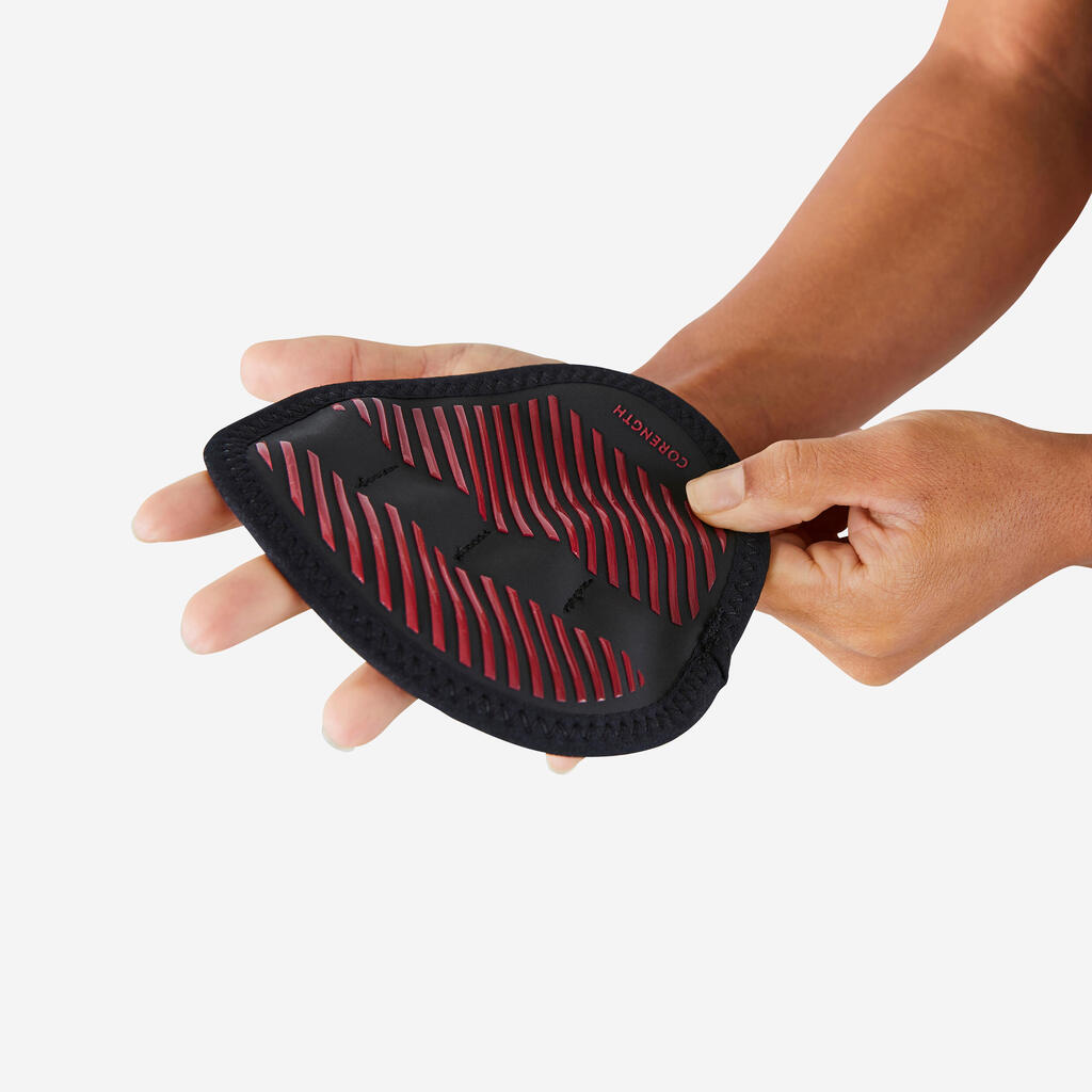 Grip pad, gant de musculation - noir